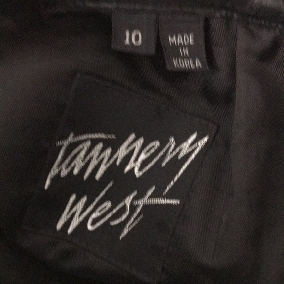 LEATHER GENUINE SKIRT SZ 10 BLACK BY TANNERY WEST EXCELLENT CONDITION! - Picture 4 of 10